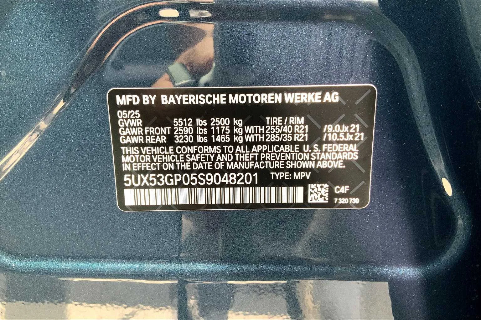 Used 2025 Arctic Race Blue Metallic BMW 30 xDrive image 20