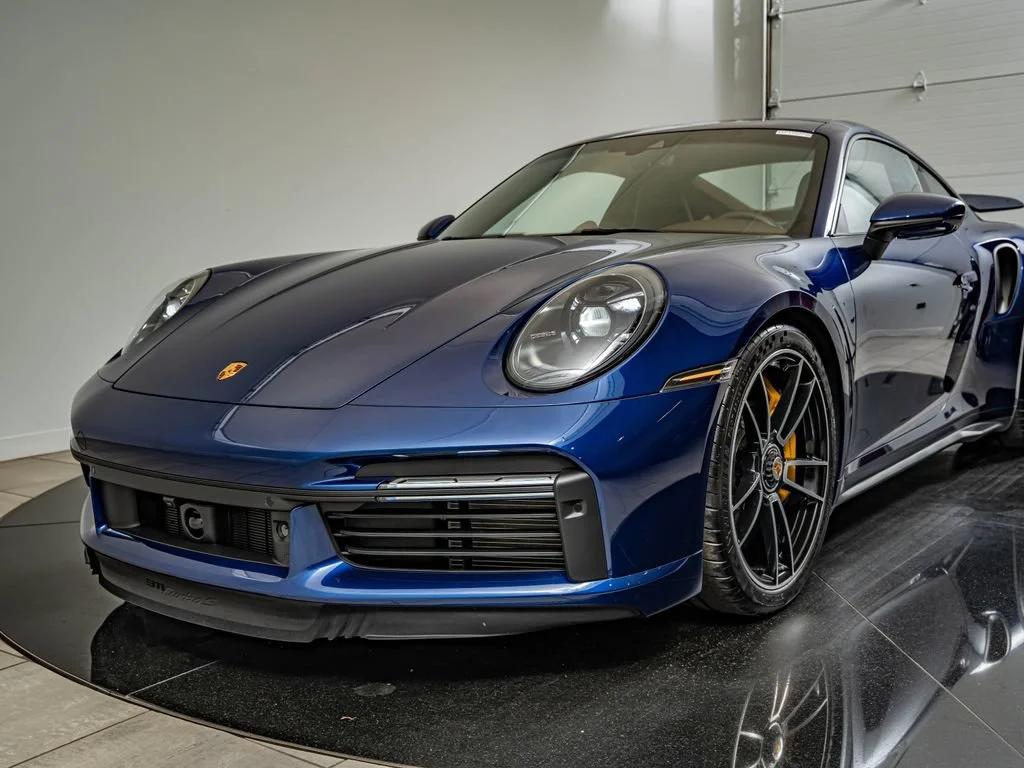 Certified Used 2021 Blue Porsche Turbo S image 17