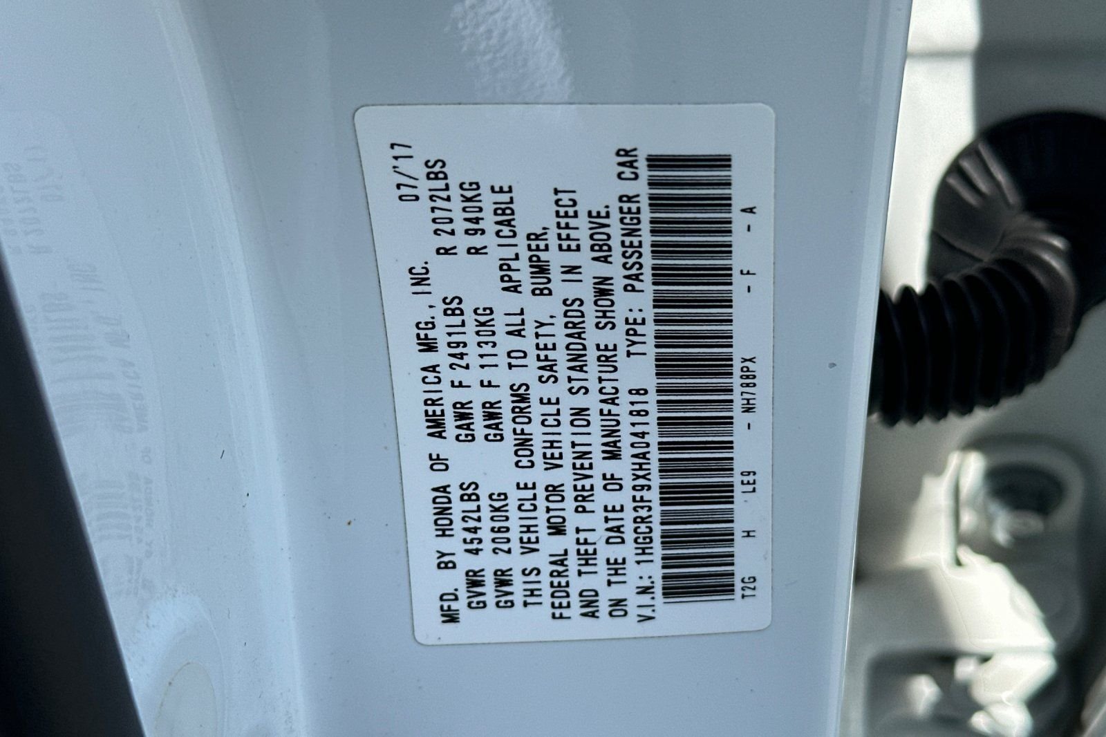 Used 2017 White Honda Touring image 29