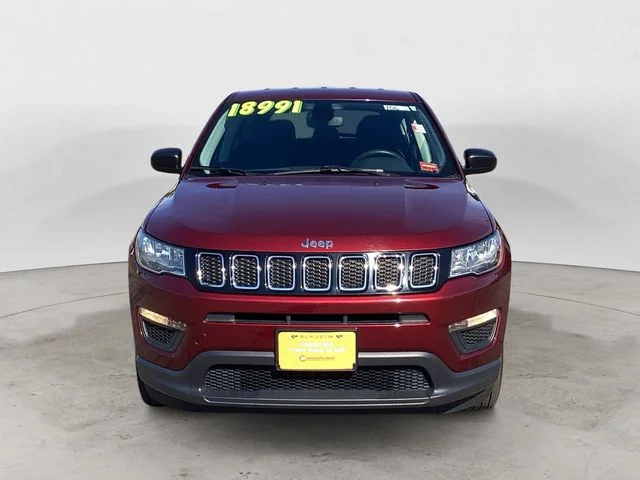 Used 2021 Velvet Red Pearlcoat Jeep Sport image 8