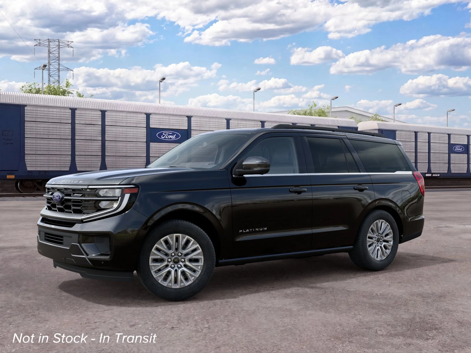 New 2027 Agate Black Metallic Ford Platinum image 1