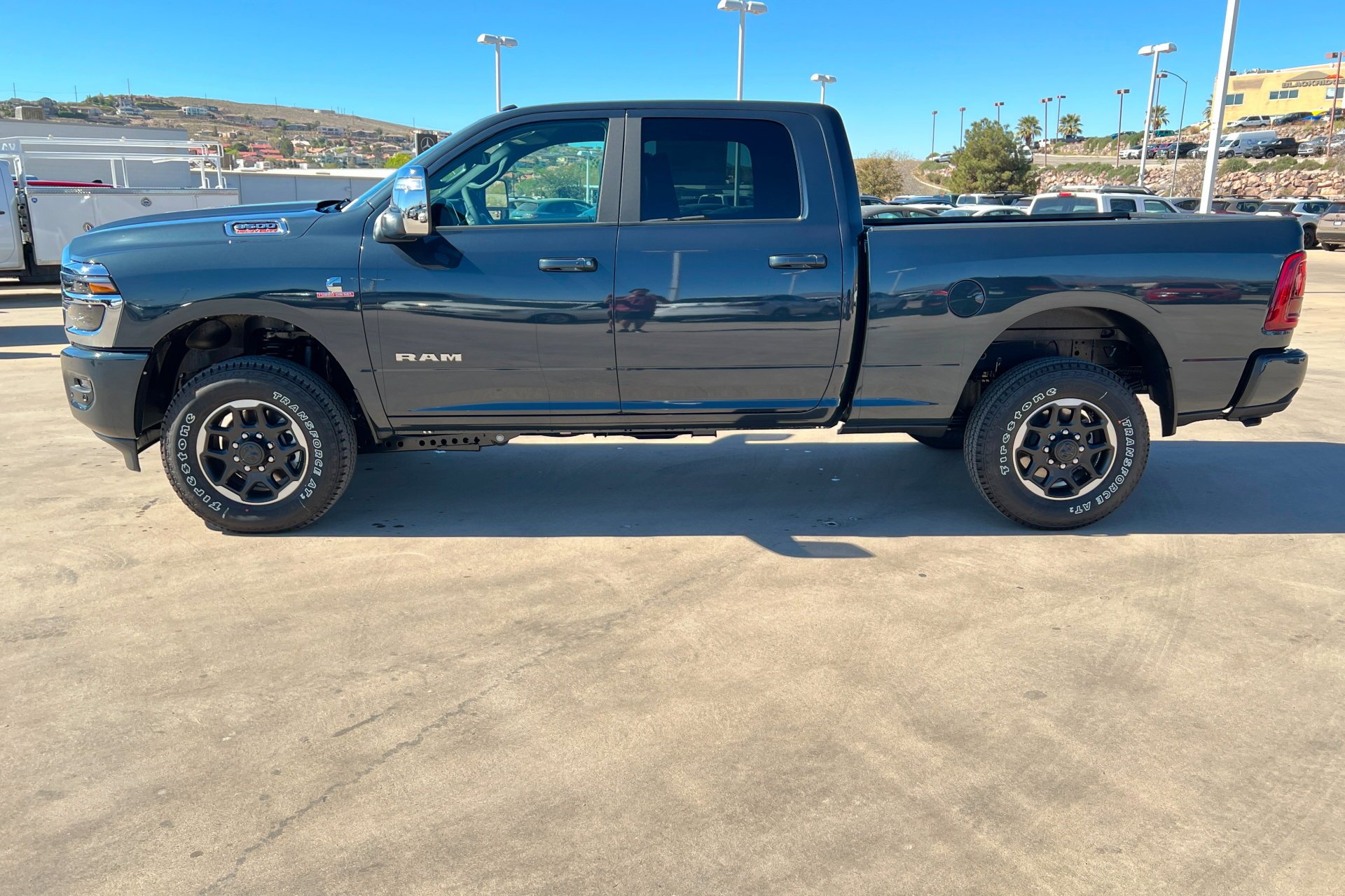 New 2026 Forged Blue Metallic Exterior Paint RAM Laramie image 2