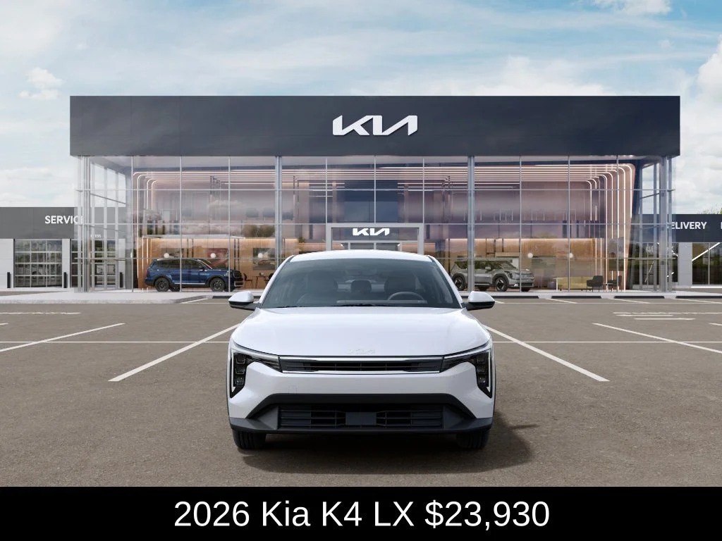 New 2026 Snow White Pearl Kia LX image 3
