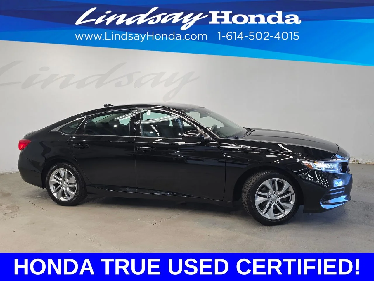 Certified Used 2019 Crystal Black Pearl Honda LX image 3