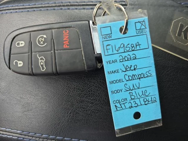 Certified Used 2022 Blue Jeep Latitude image 42