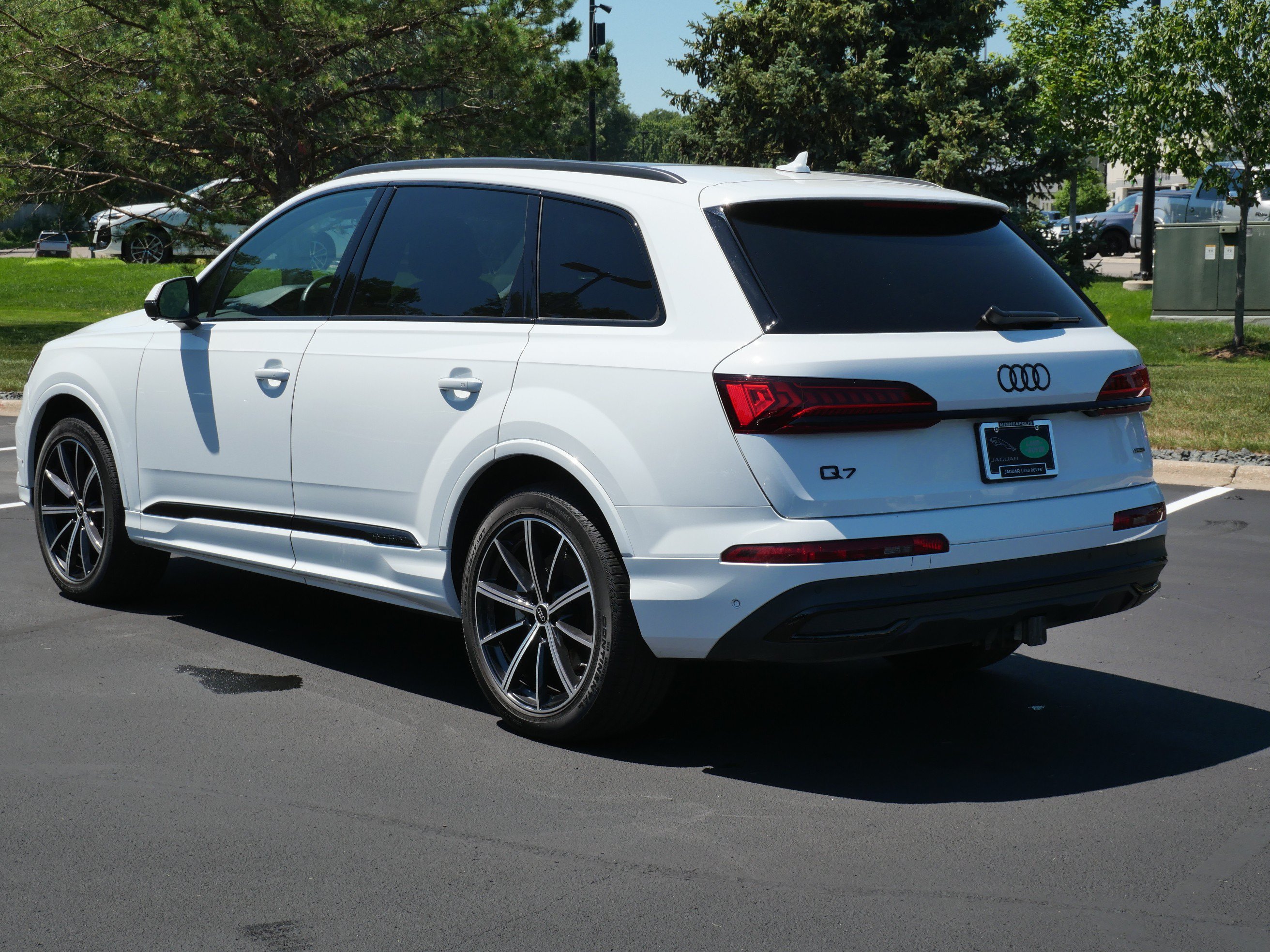 Used 2024 Glacier White Metallic Audi Premium Plus image 3