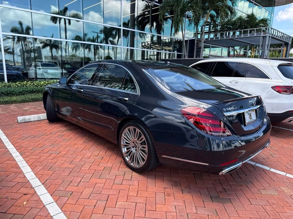 Certified Used 2020 Blue Mercedes-Benz S 560 image 6