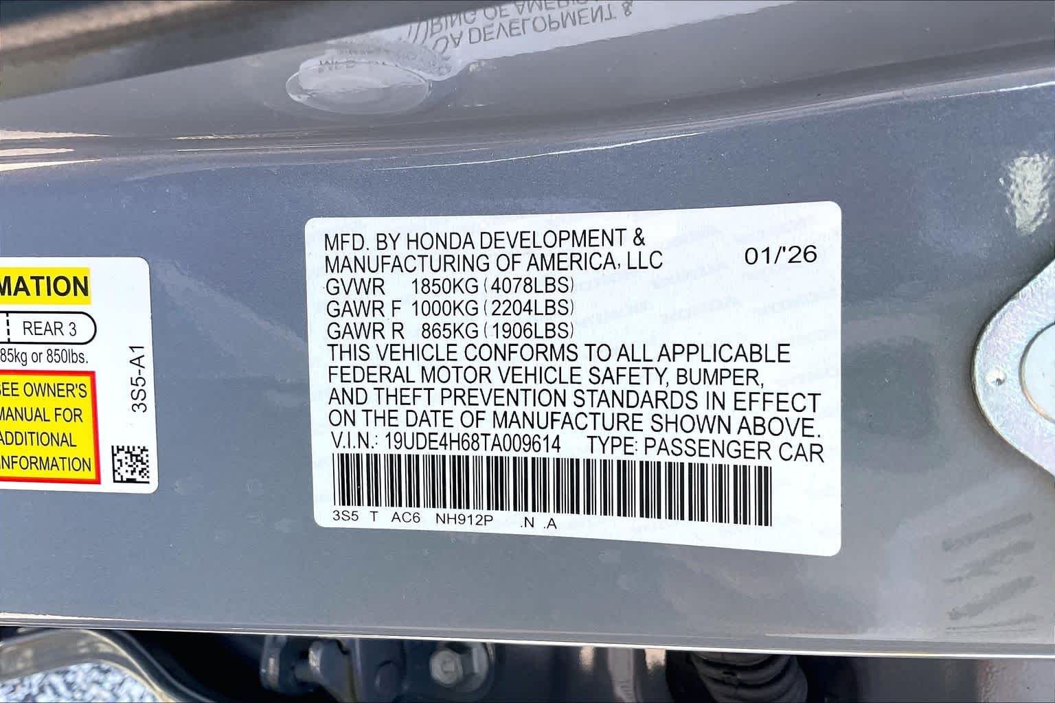 Certified Used 2026 Urban Gray Pearl Acura w/A-Spec Technology Package image 33