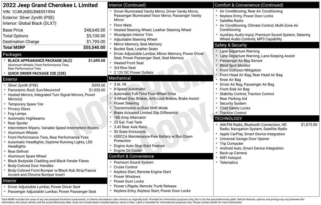 Used 2022 Silver Jeep Limited image 30