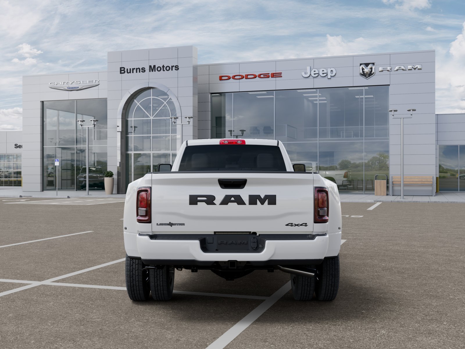 New 2026 Bright White Clear-Coat Exterior Paint RAM Lone Star Night Edition Dually image 33