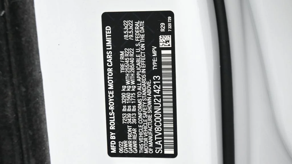 Certified Used 2022 White Rolls-Royce Black Badge image 22