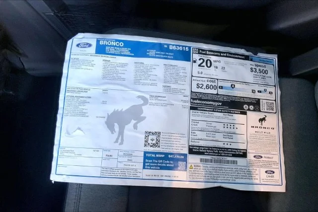 New 2025 Azure Gray Metallic Tri-Coat Ford Big Bend® image 14