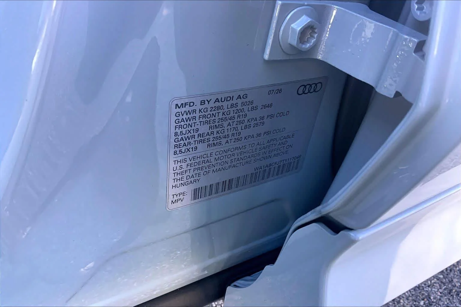 New 2026 Arrow Gray pear Audi S line image 19