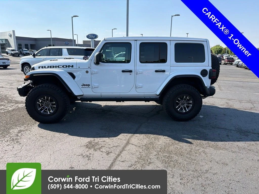 Used 2024 Bright White Clearcoat Jeep Rubicon 392 image 8