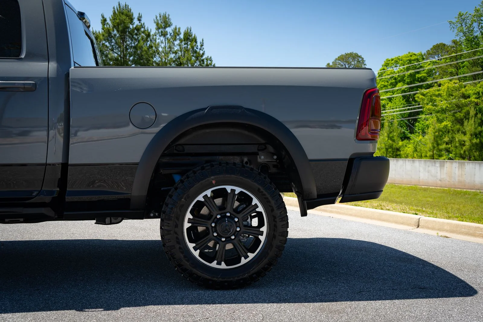 New 2026 Ceramic Gray Clear-Coat Exterior Paint RAM Rebel image 6