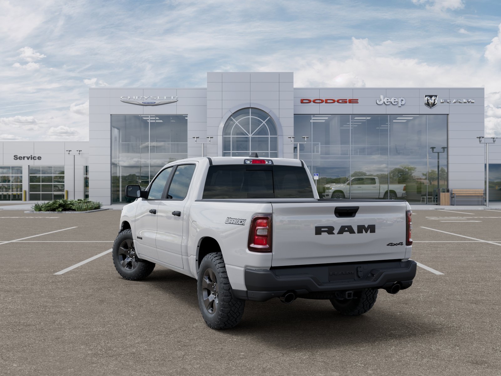 New 2026 Bright White Clear-Coat Exterior Paint RAM Warlock image 30