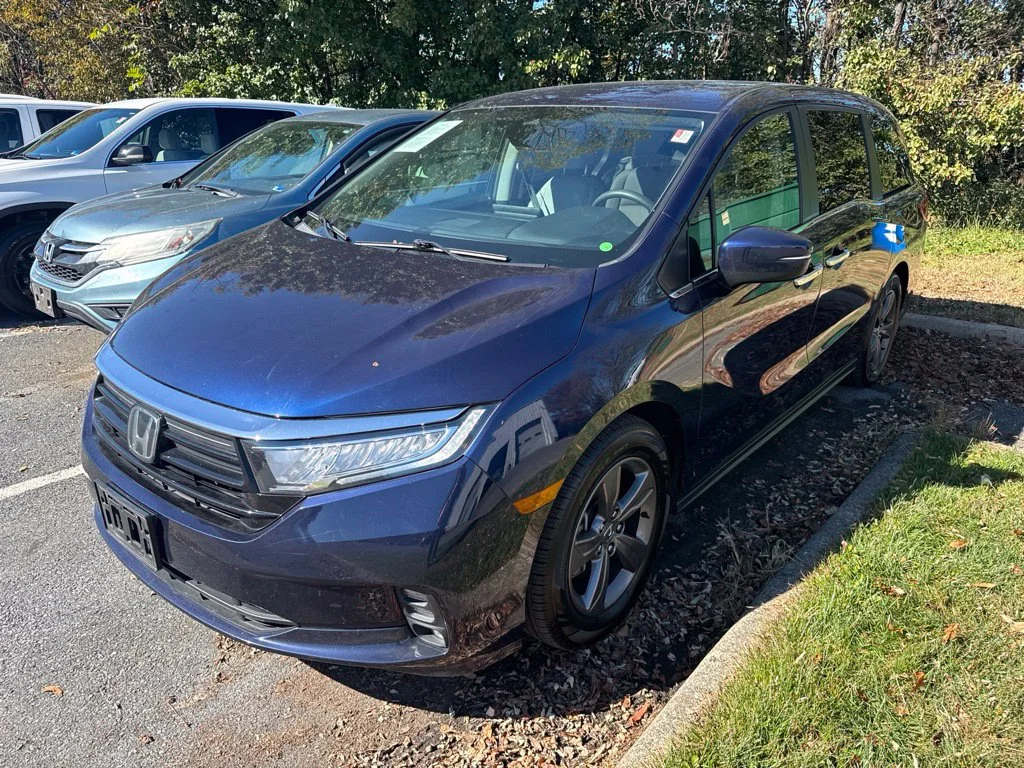 Used 2023 Blue Honda EX image 2
