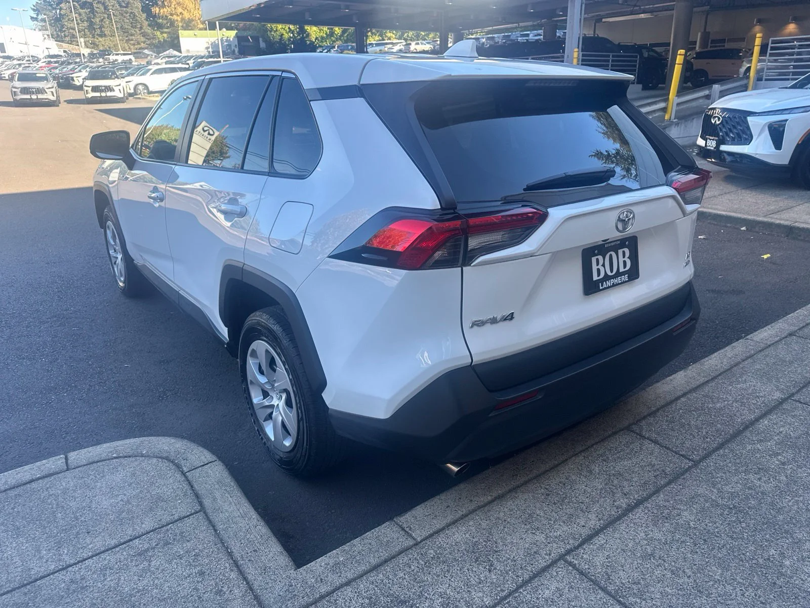 Used 2025 White Toyota LE image 3