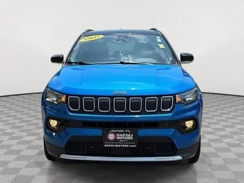 Used 2022 Laser Blue Jeep Limited image 7
