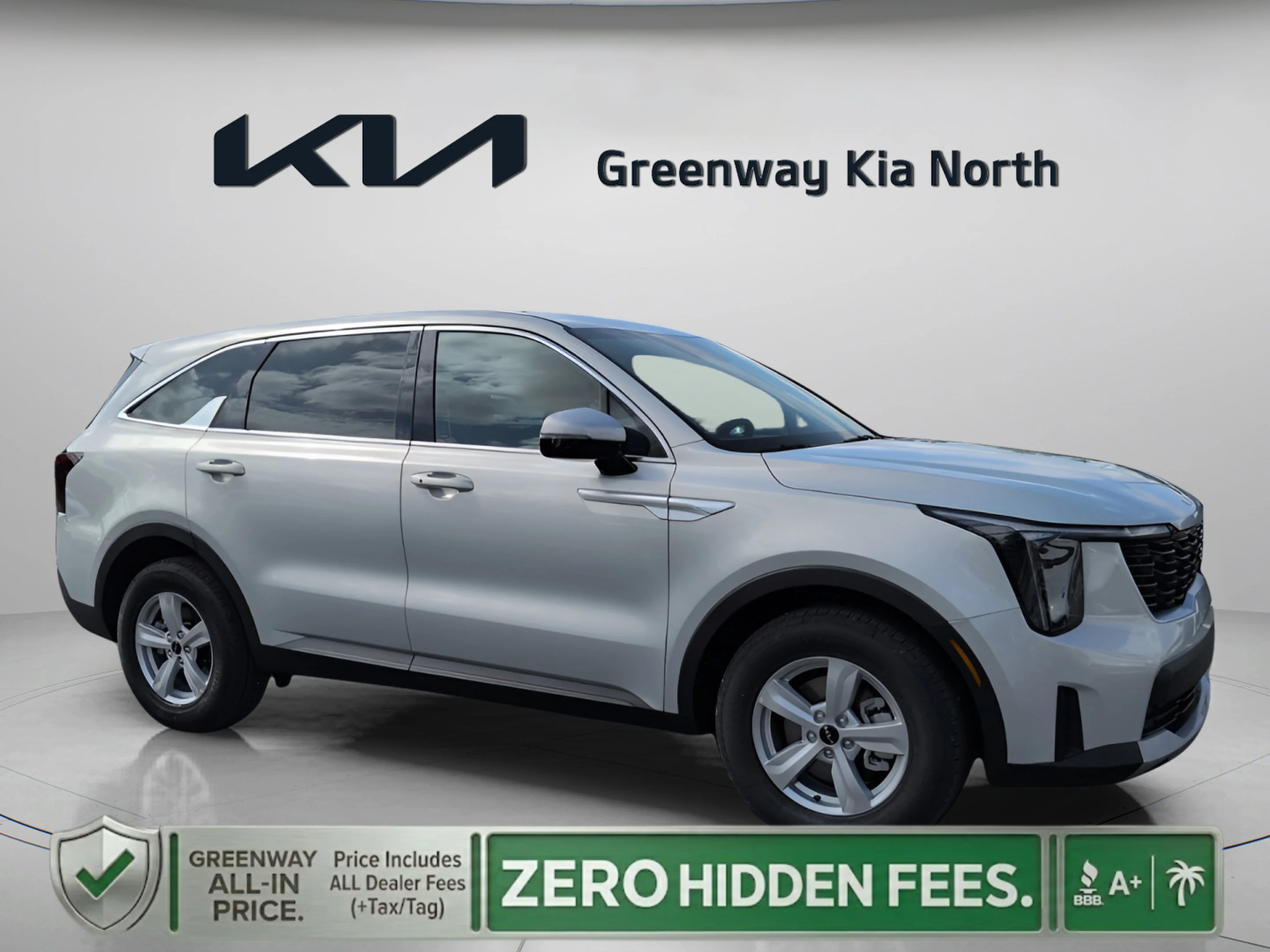 New 2026 Ivory Silver Kia LX image 2