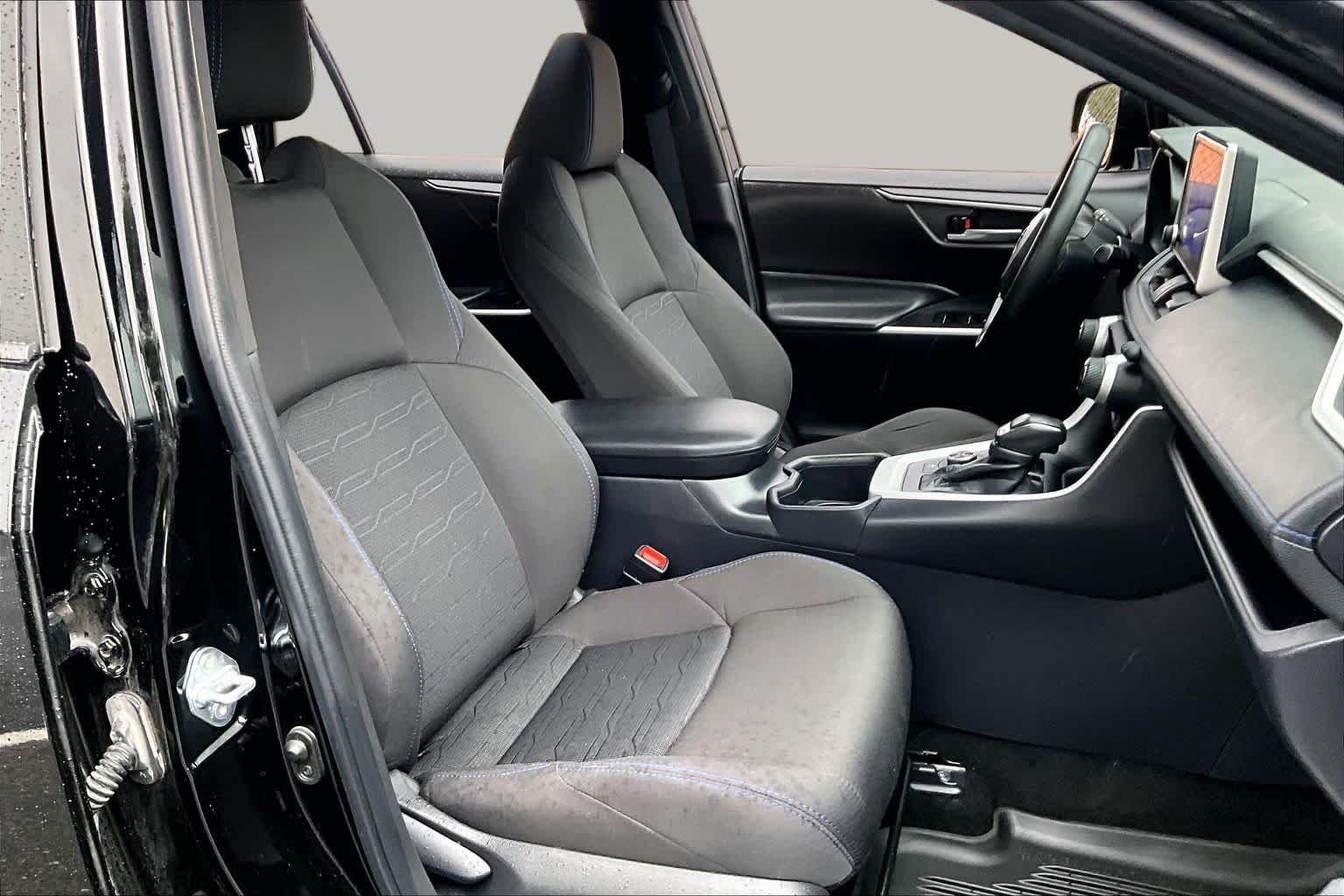 Used 2025 Midnight Black Metallic Toyota Hybrid SE image 8