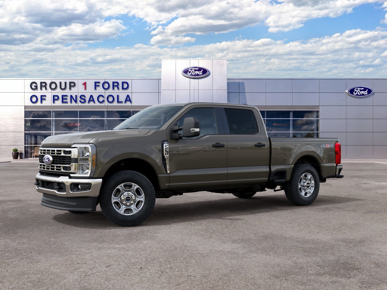 New 2027 Marsh Gray Metallic Ford F-250® XLT image 1