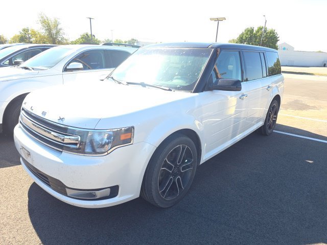 Used 2015 White Platinum Clearcoat Metallic Ford SEL image 1