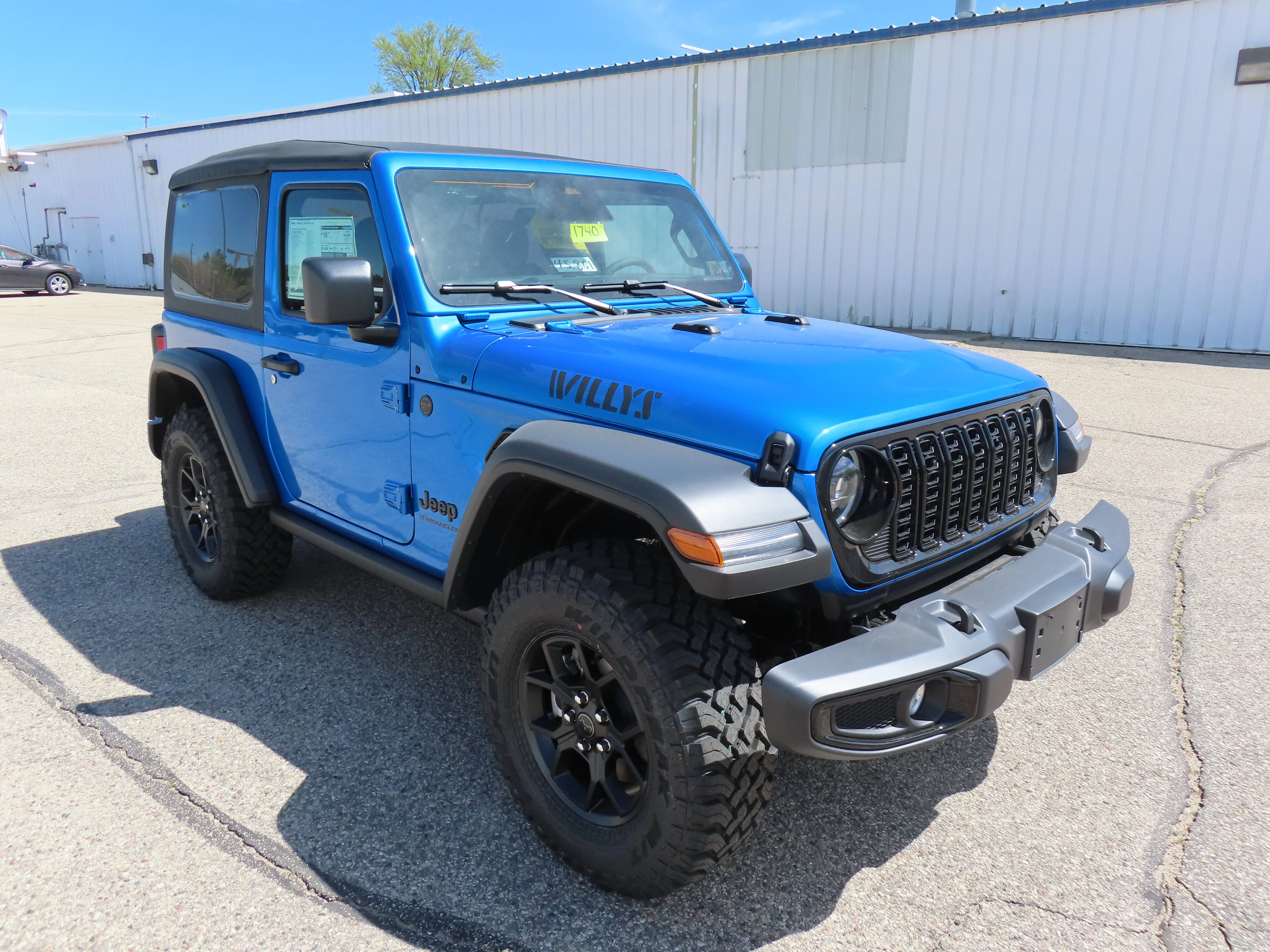 New 2026 Hydro Blue Pearl-Coat Exterior Paint Jeep Willys image 3