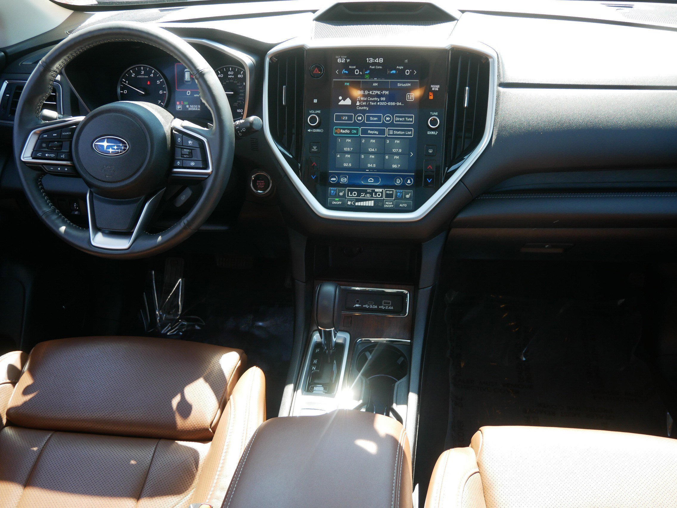 Used 2024 Cosmic Blue Pearl Subaru Touring image 10
