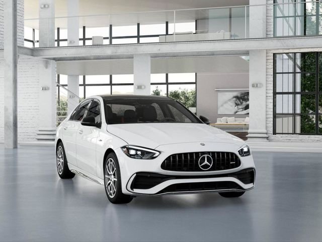 New 2026 Polar White Mercedes-Benz AMG® C 43 4MATIC® Sedan image 9