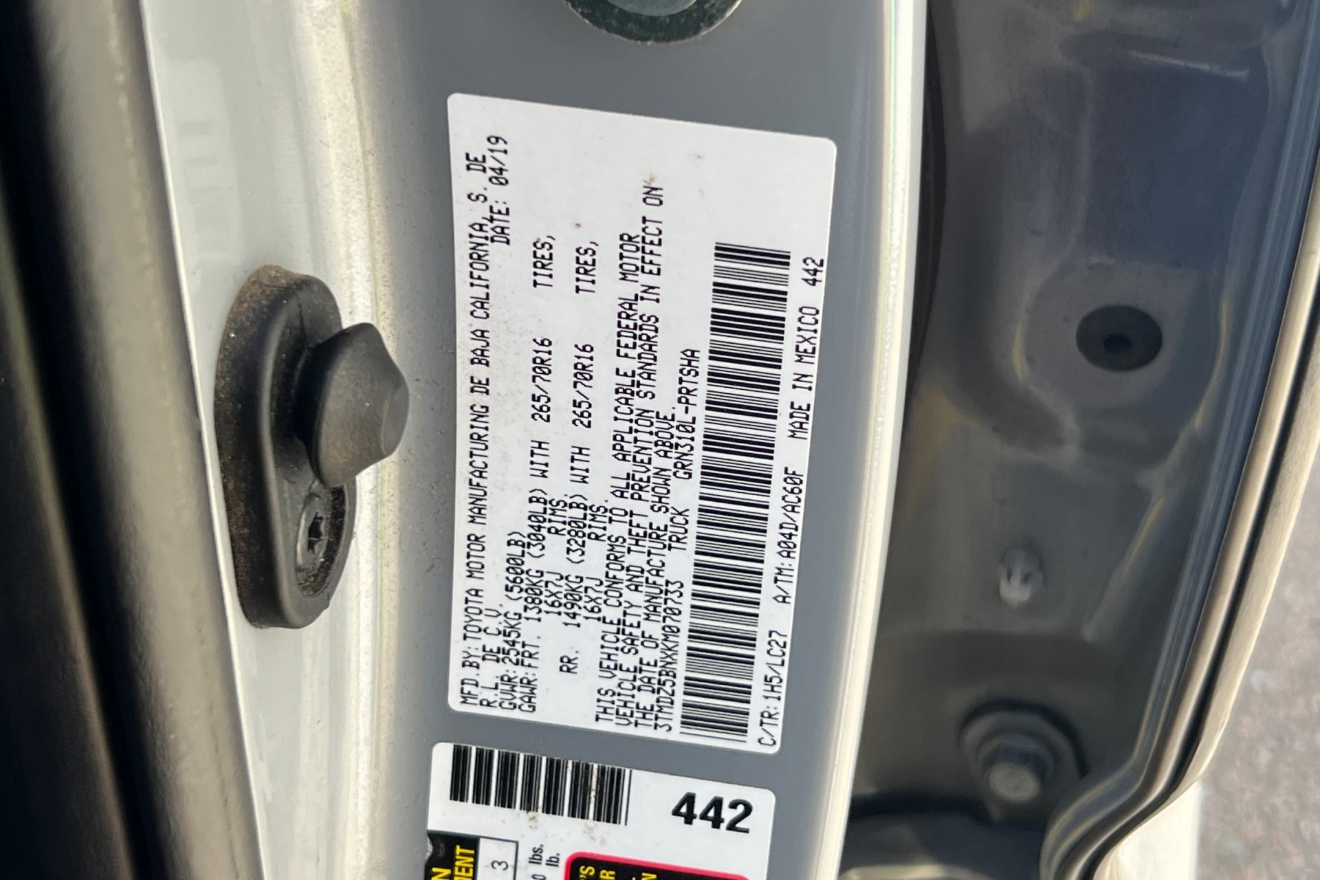 Used 2019 Cement Toyota TRD Off Road Double Cab 6