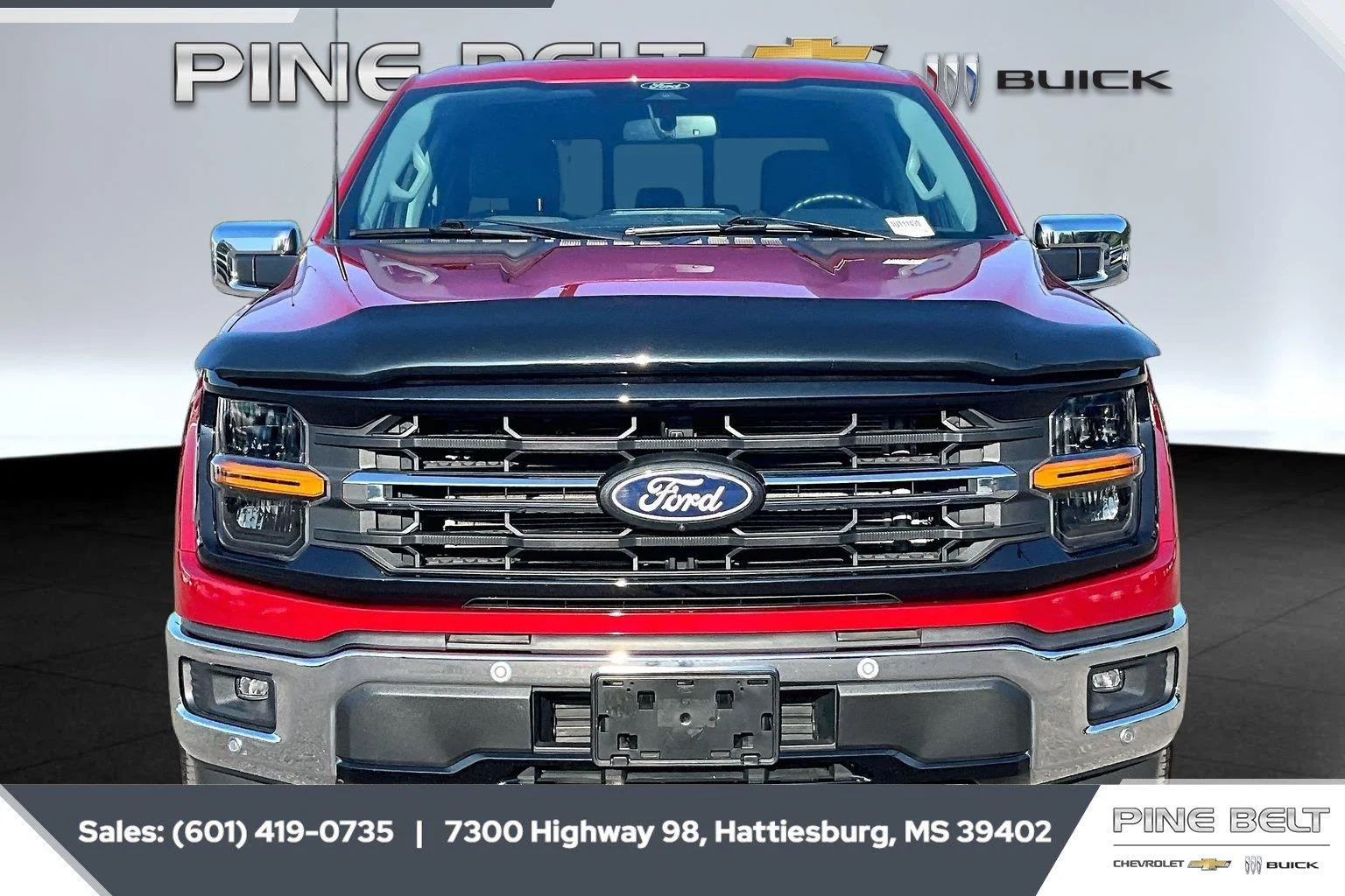 Used 2024 Rapid Red Metallic Tinted Clearcoat Ford XLT image 3