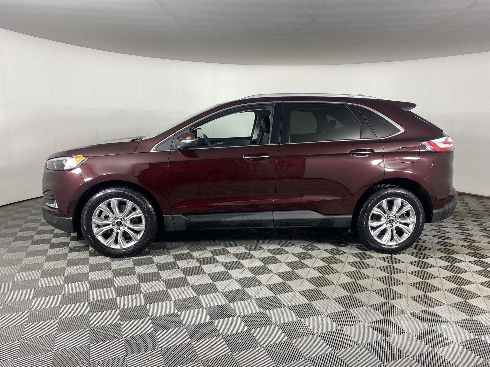 Used 2024 Burgundy Velvet Metallic Tinted Clearcoat Ford Titanium image 7