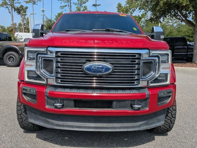 Used 2022 Rapid Red Metallic Tinted Clearcoat Ford Platinum image 8