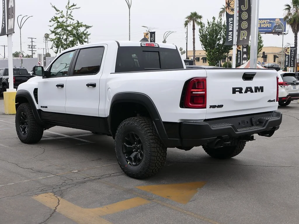 New 2026 Bright White Clearcoat RAM RHO Crew Cab 4x4 5