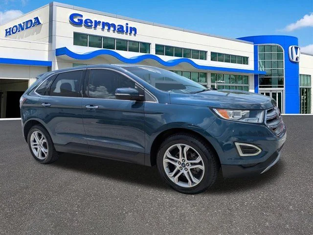 Used 2016 Blue Metallic Ford Titanium image 3