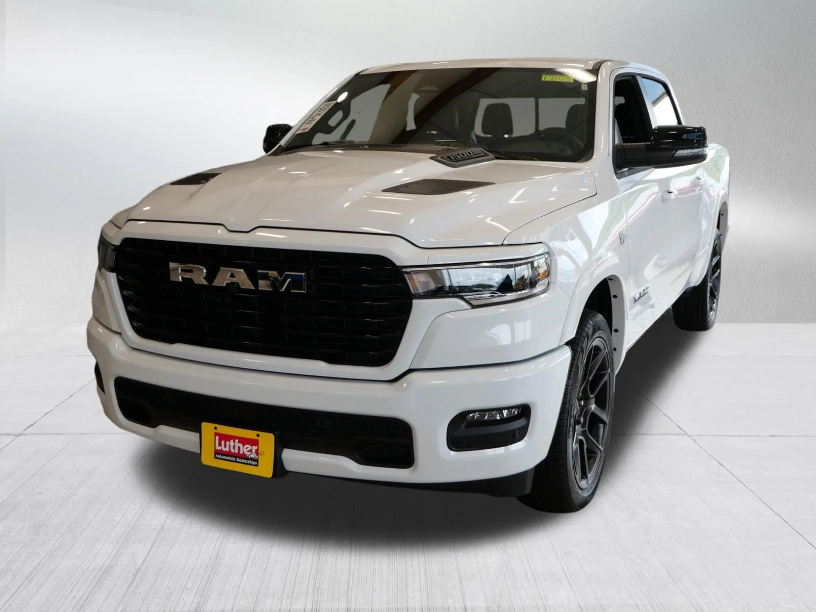 New 2026 Bright White Clear-Coat Exterior Paint RAM Laramie image 2