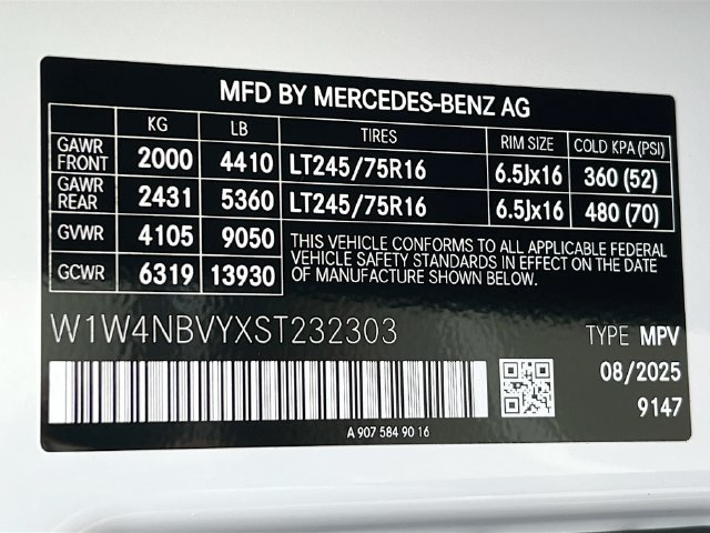 2025 Mercedes-Benz Sprinter Cargo Van Base - Photo 20