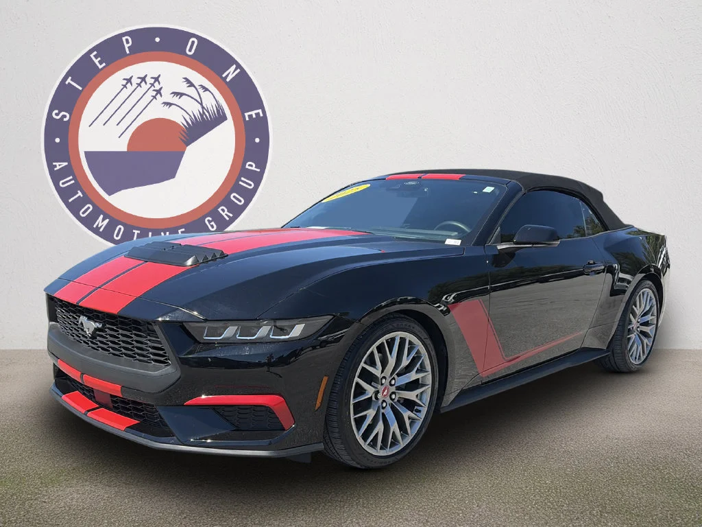 Used 2025 Black Ford EcoBoost Premium image 2