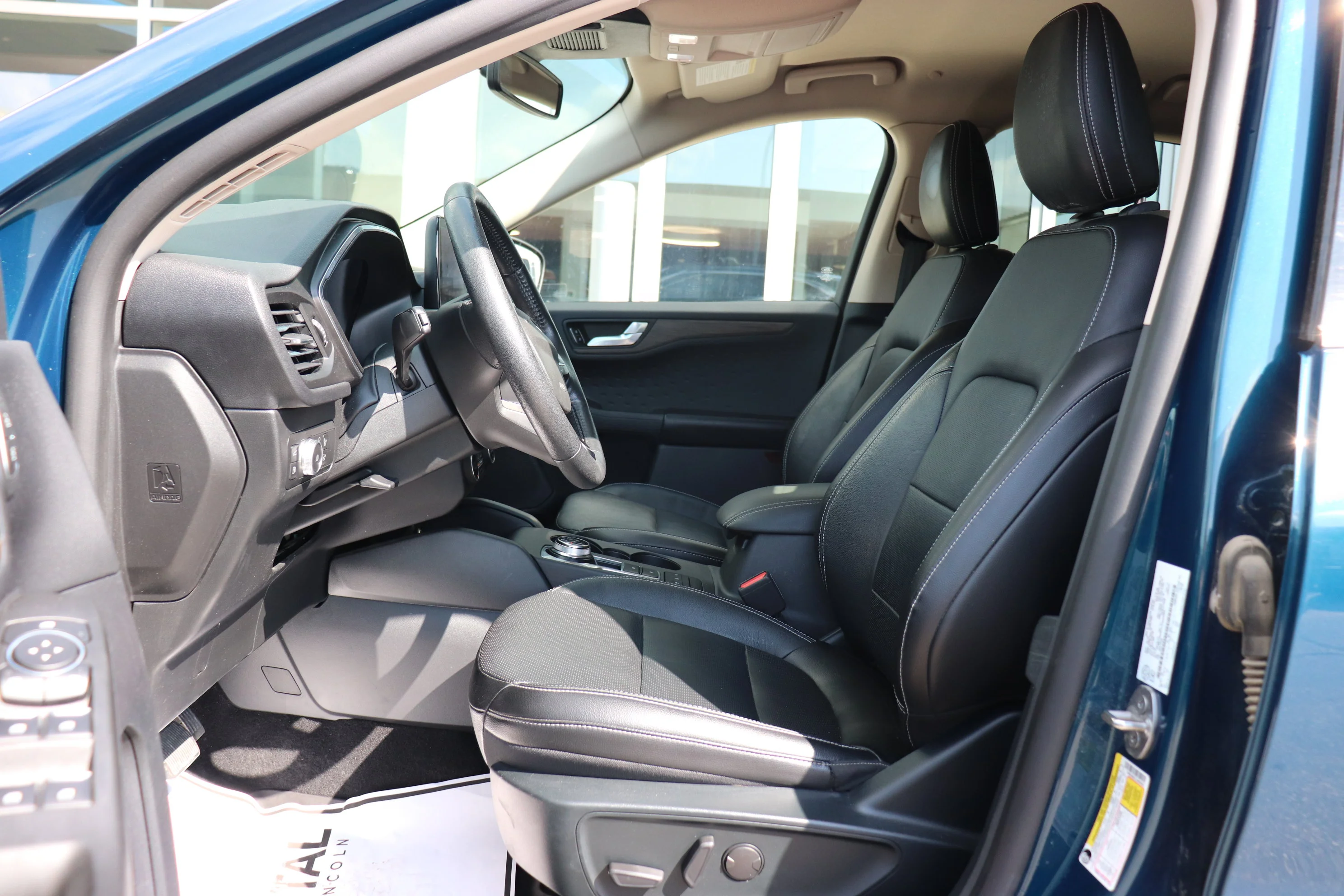 Certified Used 2020 Blue Ford Titanium Hybrid AWD image 8