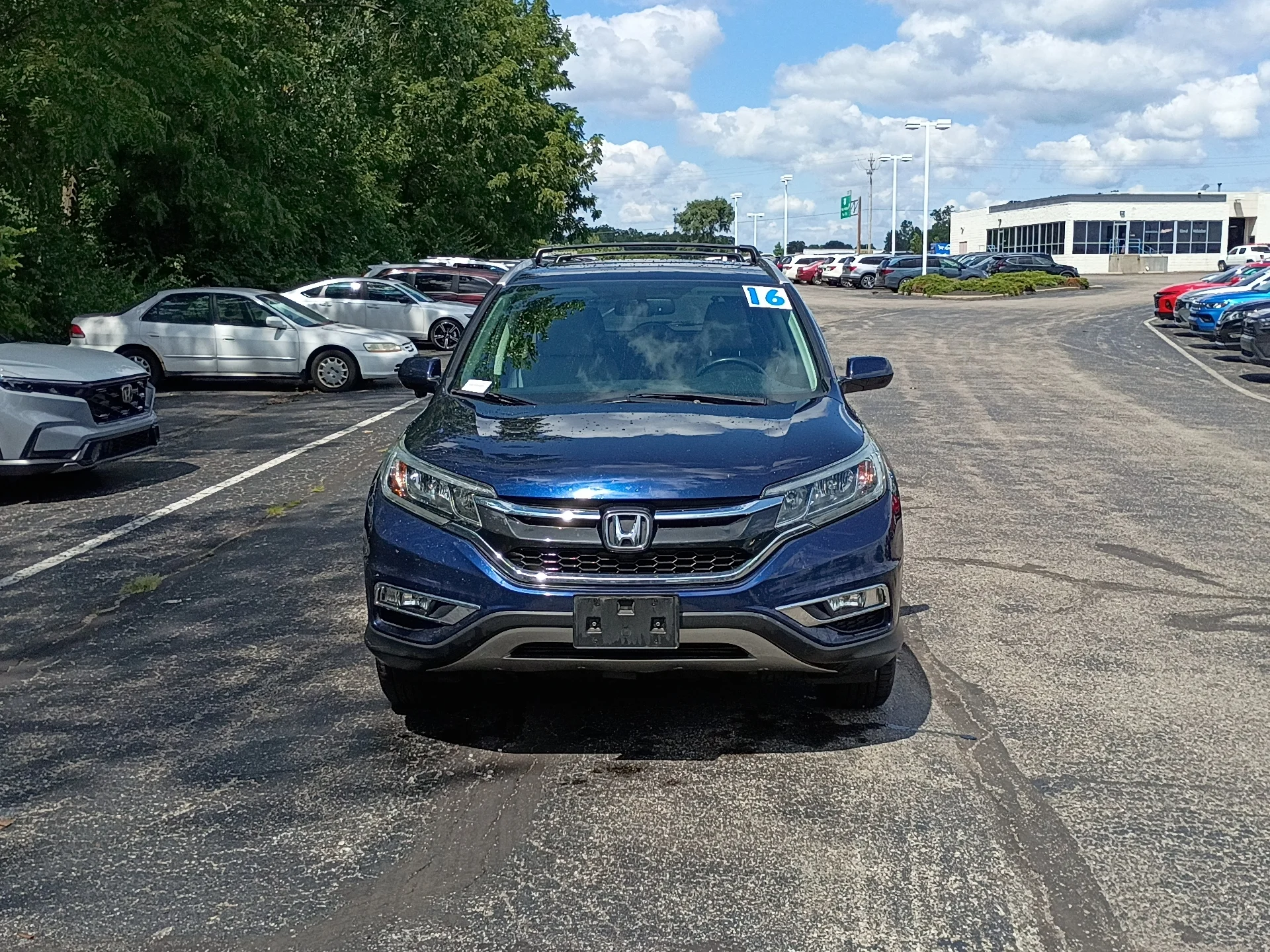Certified Used 2016 BLUE Honda EX-L image 8