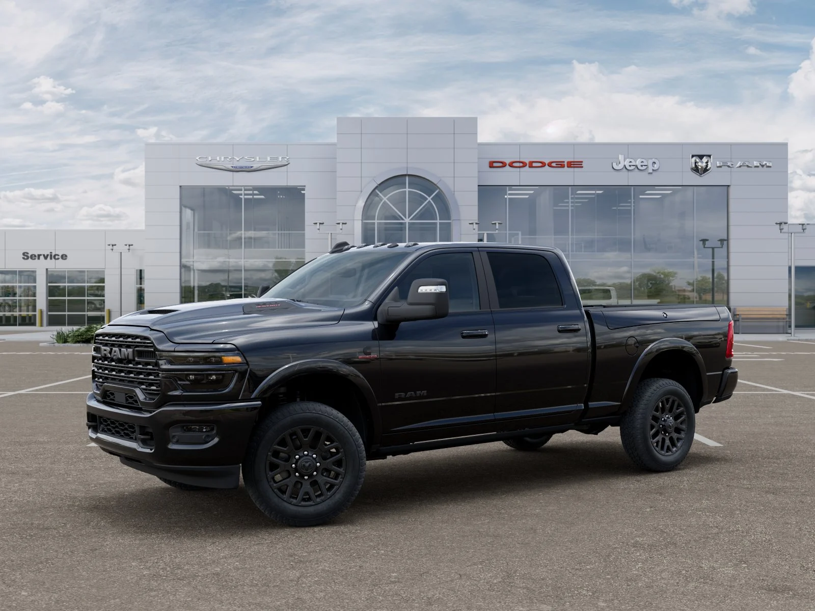 New 2026 Diamond Black Crystal Pearl-Coat Exterior Paint RAM Limited image 29