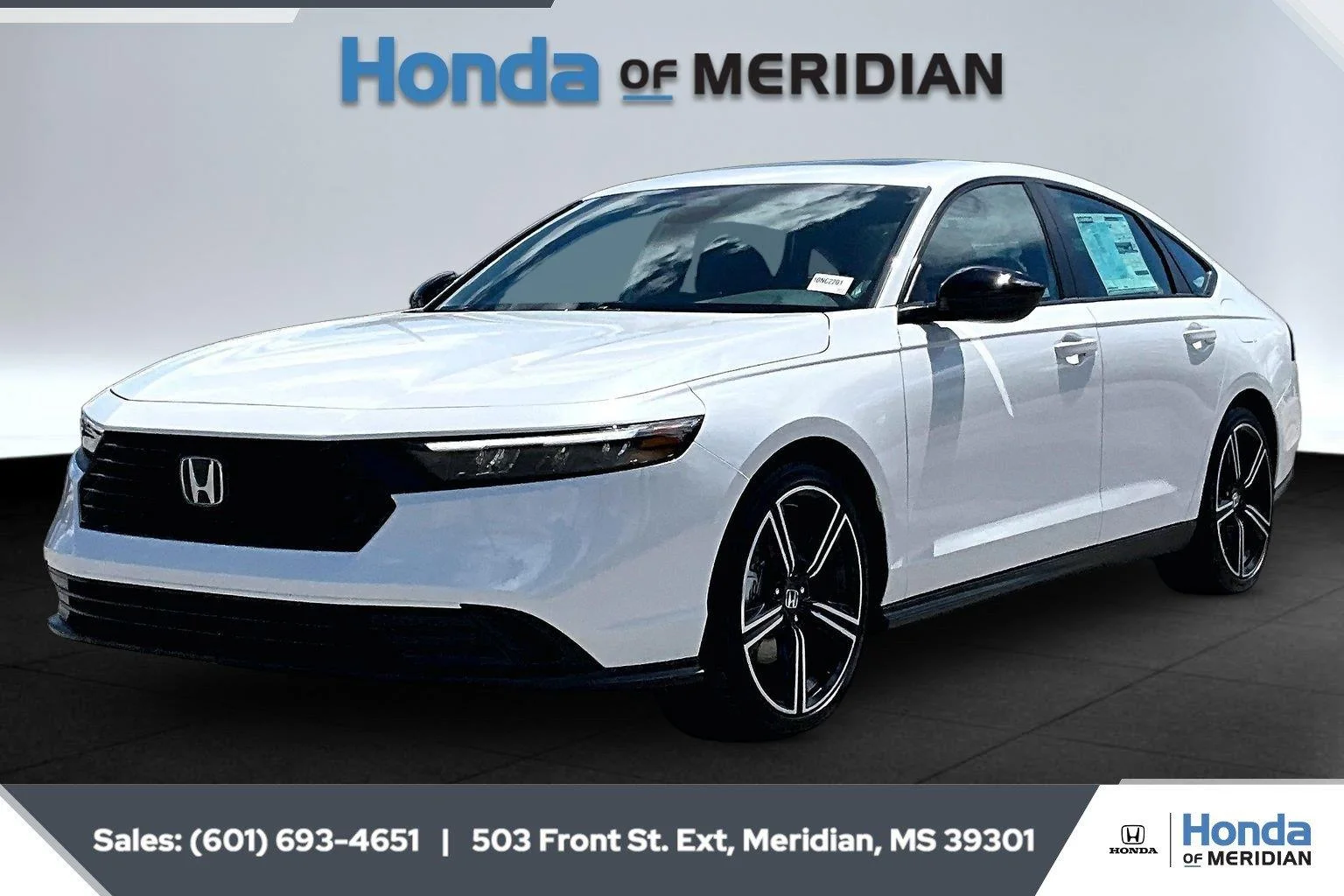 New 2026 Platinum White Pearl Honda Sport Hybrid image 2