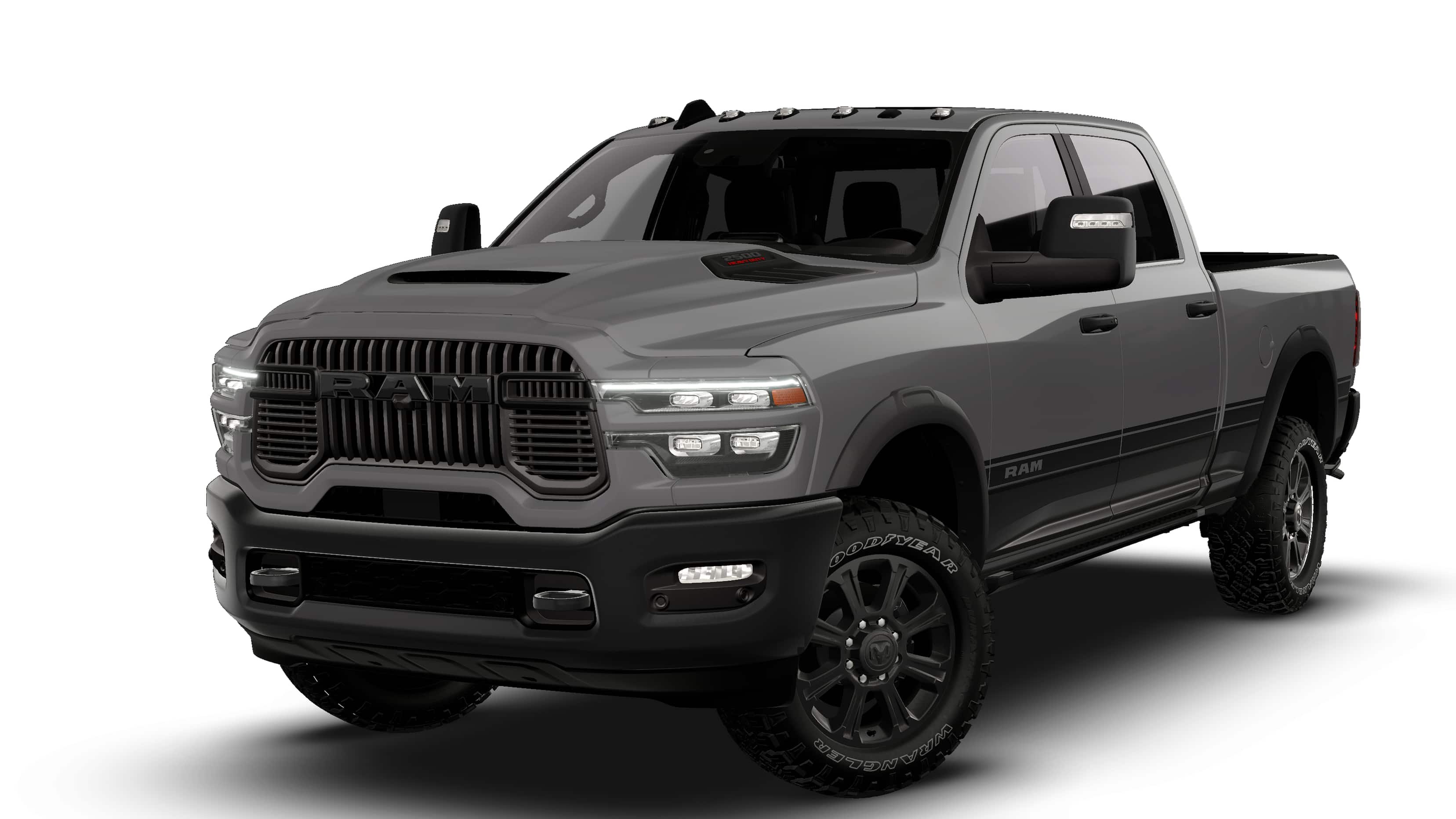 New 2026 Ceramic Gray Clear-Coat Exterior Paint RAM POWER WAGON image 1