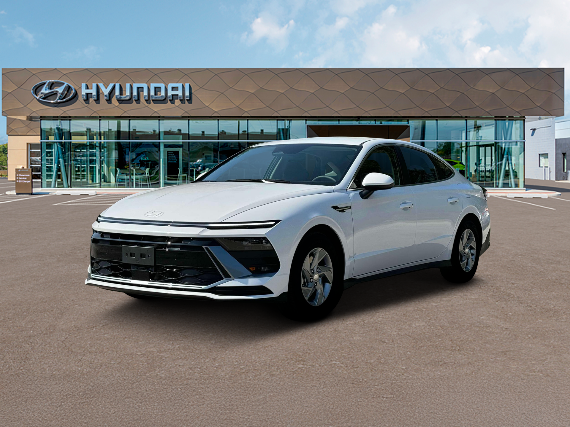 New 2025 White Hyundai SE image 1
