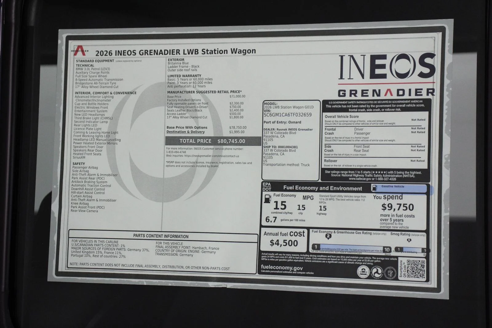 New 2026 Britannia Blue INEOS Base image 22