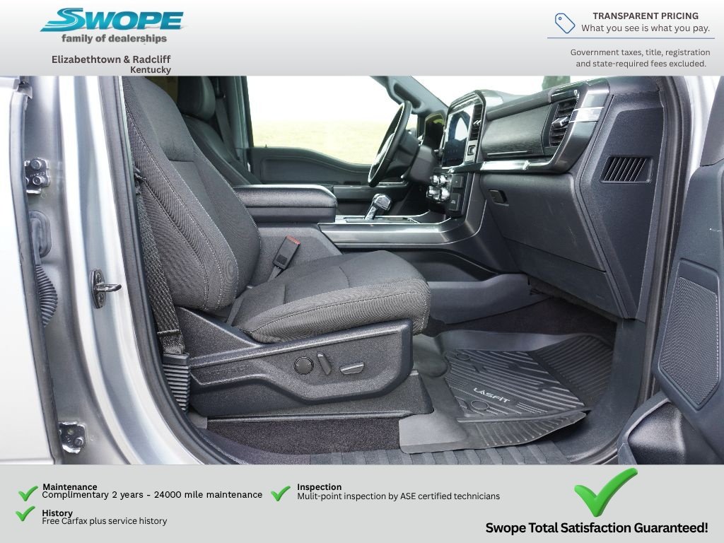 Used 2023 ICONIC SILVER METALLIC Ford XLT image 10