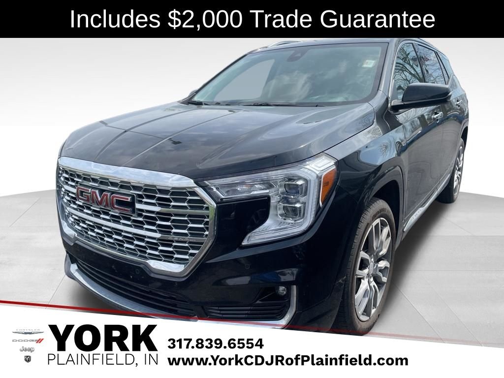Black 2022 GMC Terrain Denali AWD SUV / Crossover All-Wheel Drive