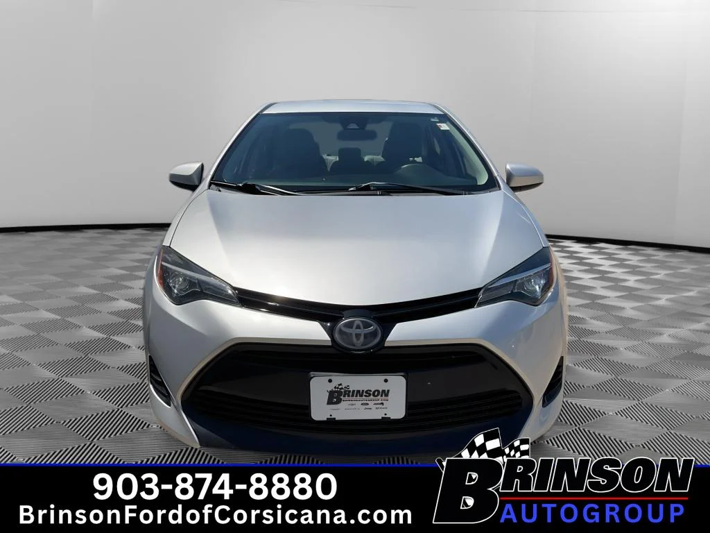 Used 2018 Classic Silver Metallic Toyota LE image 2