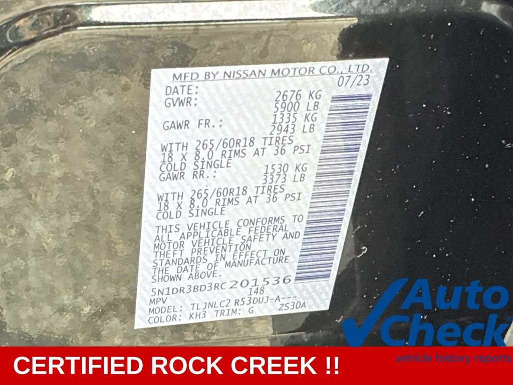Used 2024 Black Nissan Rock Creek image 22